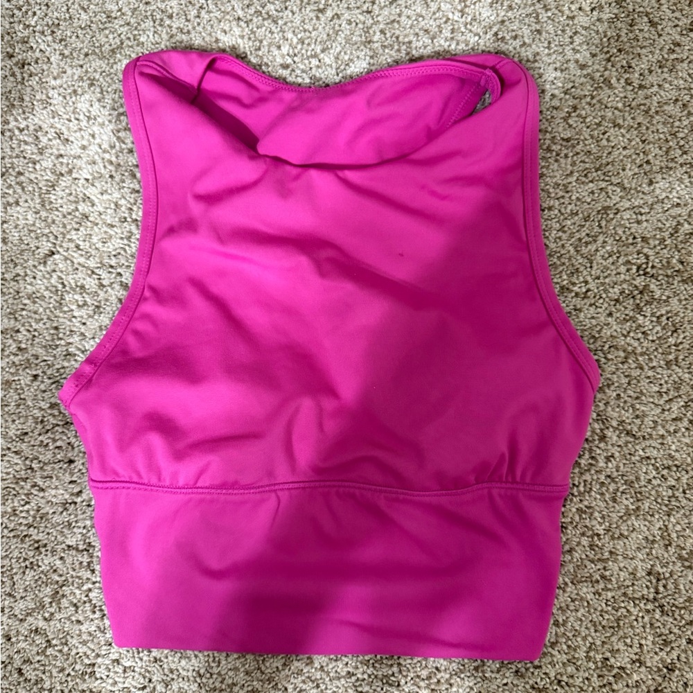 All in Motion Pink Cropped Top